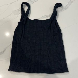 AE Black Knit Tank Small